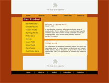 Tablet Screenshot of panchalspices.com